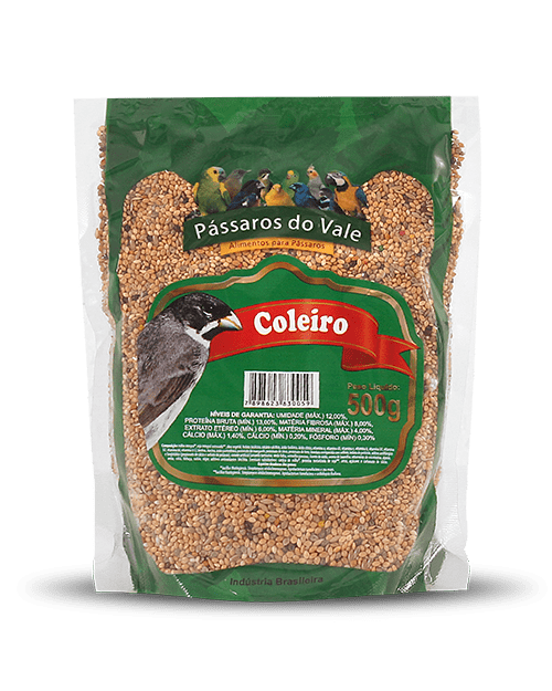 Pássaros do Vale Alimento para Coleiro