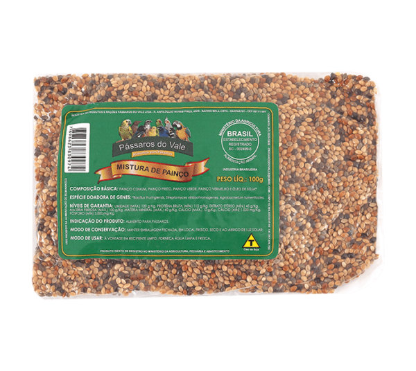 Pássaros do Vale Alimento Mistura de painço