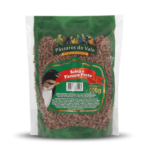 Pássaros do Vale Alimento para Sabiá e Pássaro preto
